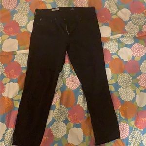 AG black cigarette jeans